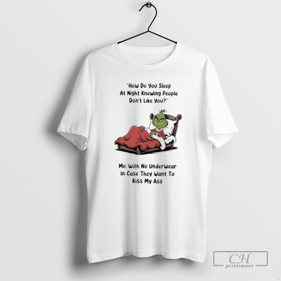 Premium How Do You Sleep At Night Knowing People Dont Like You Grinch Shirt Sweater