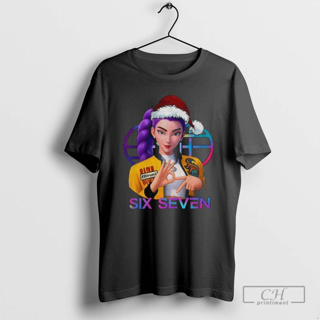 Premium Huntrix K Pop Demon Hunters 6 7 Meme Funny Christmas Shirt Sweater