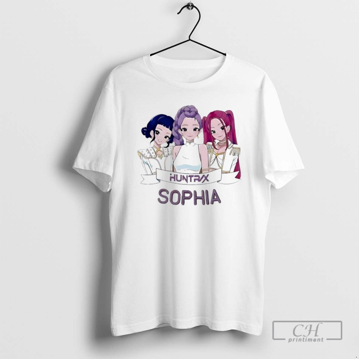 Premium Huntrix Kpop Demon Hunter 2025 Personalized Ornaments White Shirt Sweater