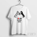 Premium I Love My Horse Wife Heart Shirt Sweater