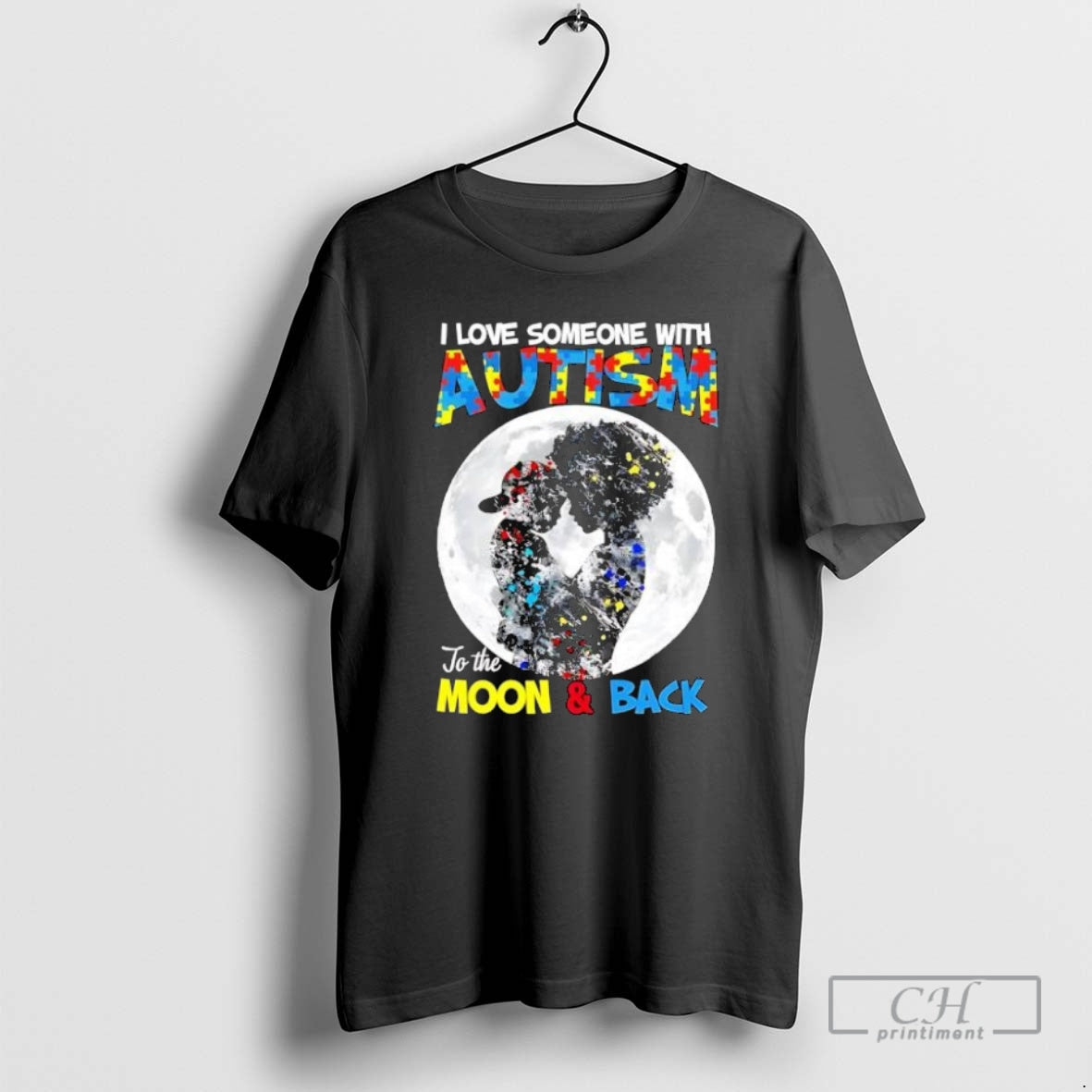 Premium I Love Someone With Autism To The Moon And Back Shirt Sweater