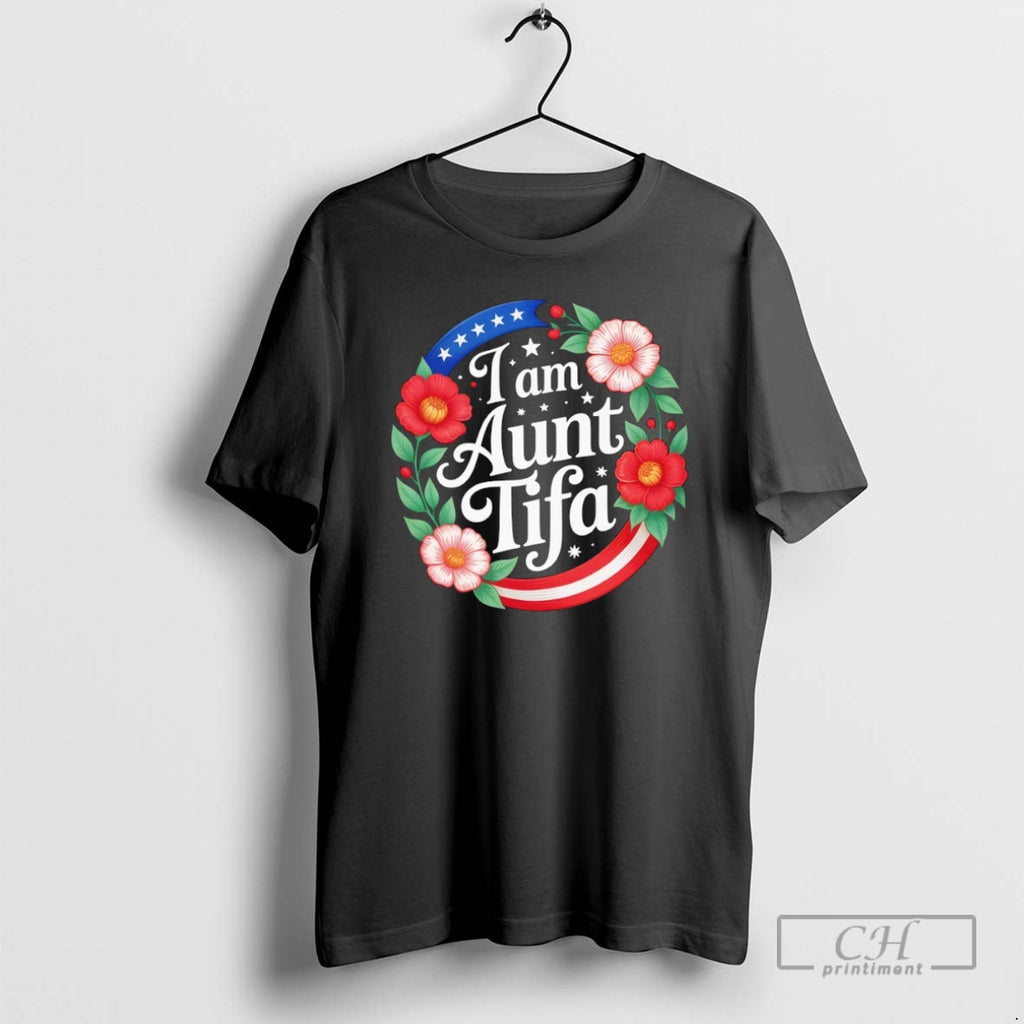 Premium I Am Aunt Tifa Usa Political Shirt Sweater