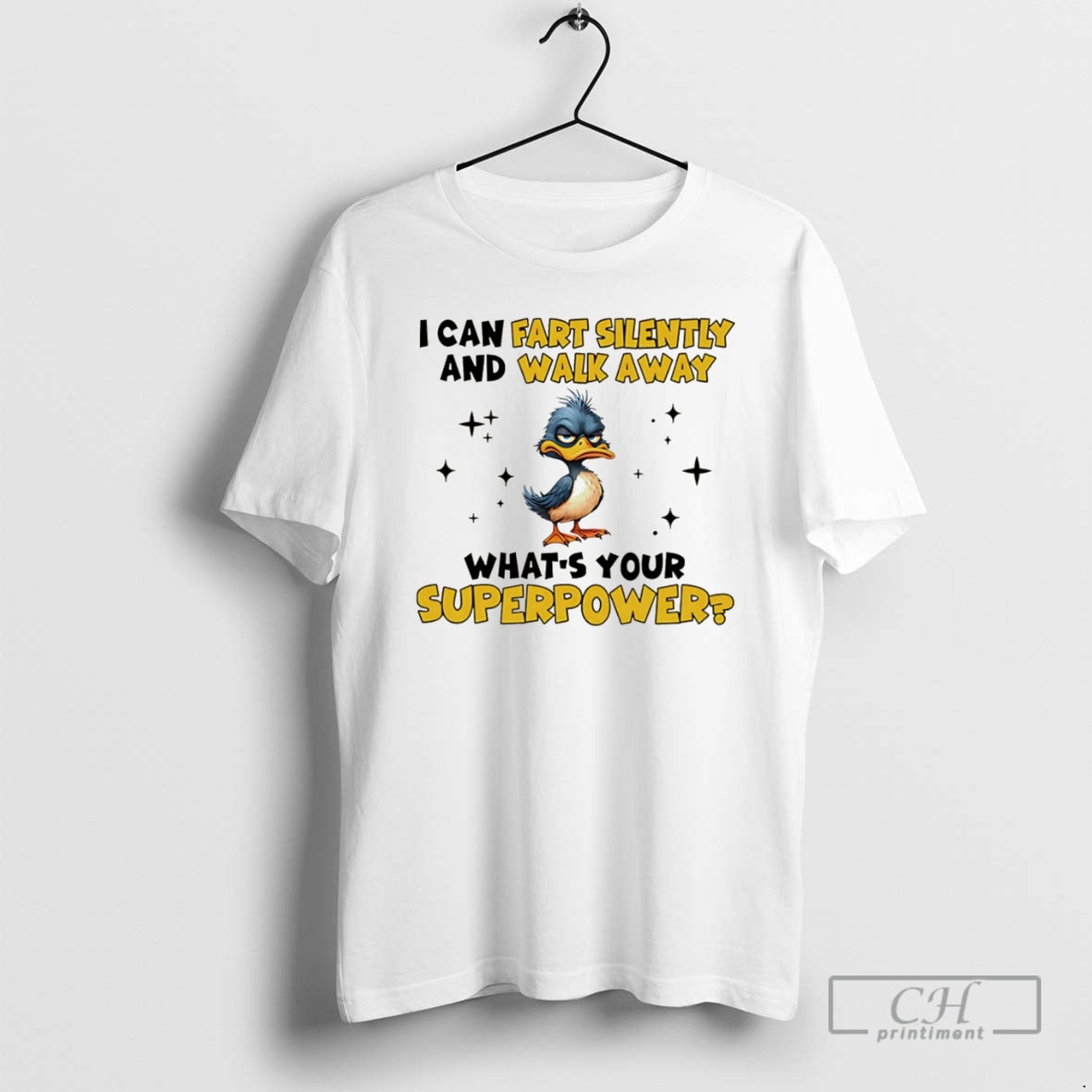 Premium I Can Fart Silently And Walk Away Whats Your Superpowe Duck Christmas Shirt Sweater