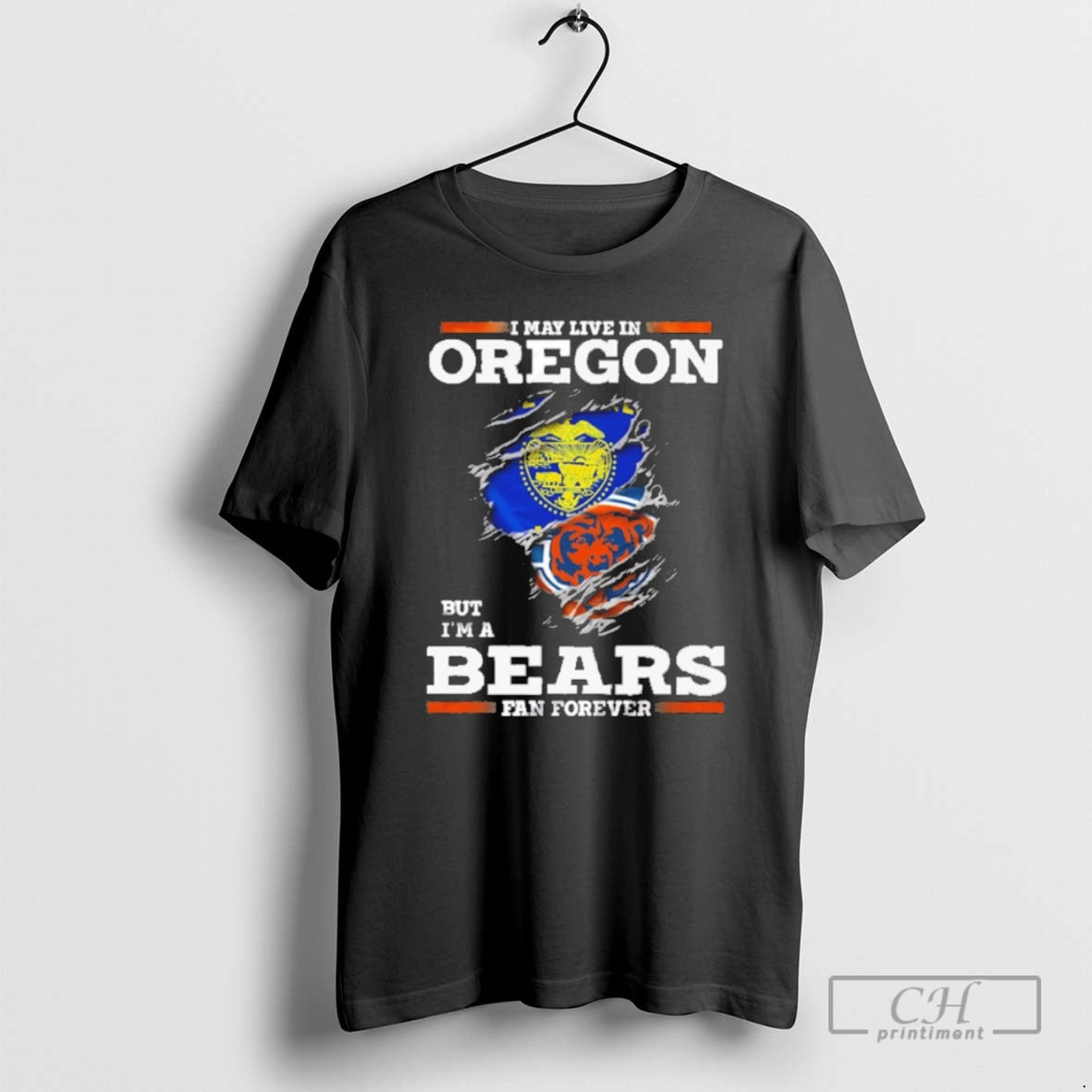 Premium I May Live In Oregon But Im A Bears Fan Forever Shirt Sweater