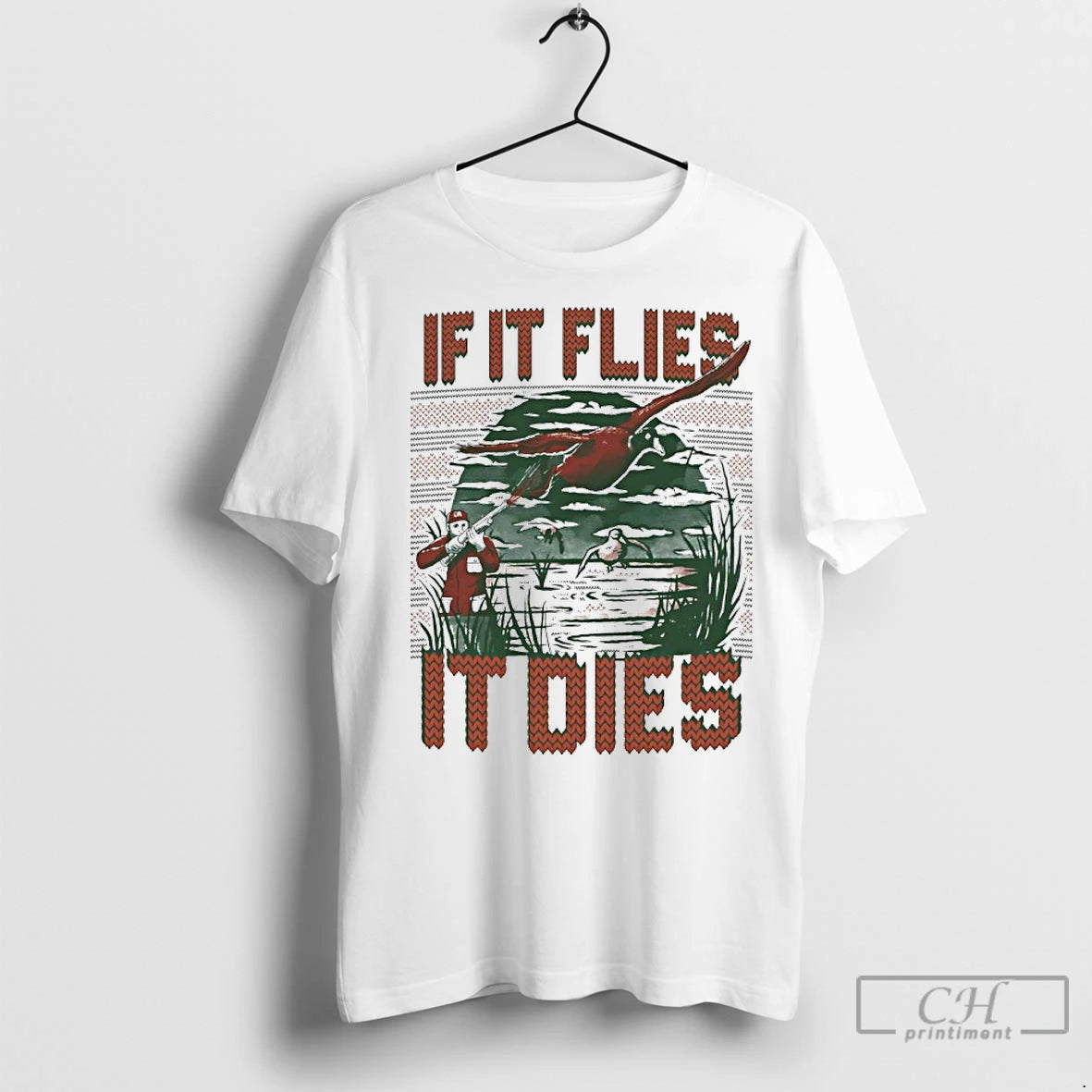Premium If It Flies It Dies Tacky Christmas Ugly
