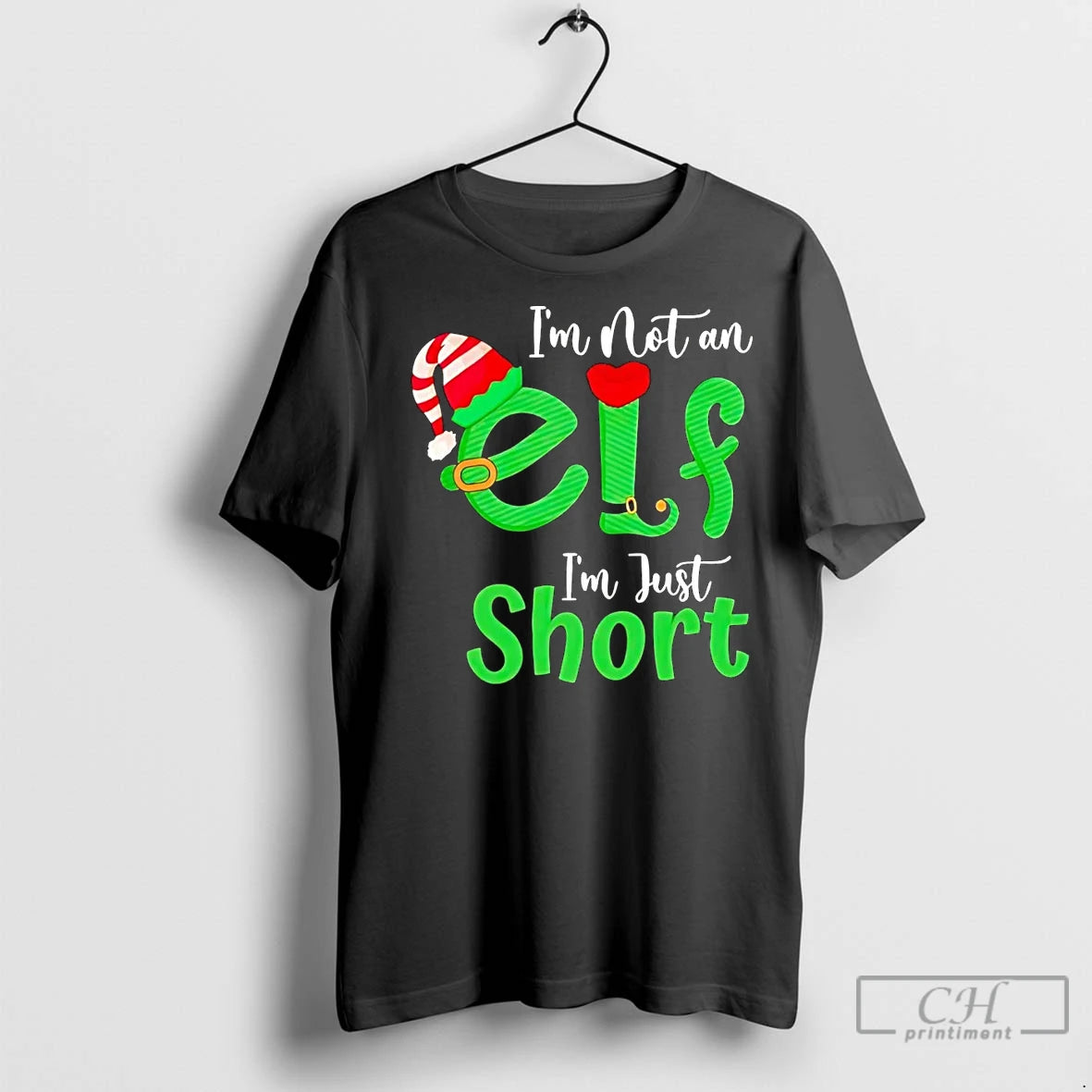 Premium Im Not An Elf Im Just Short Christmas