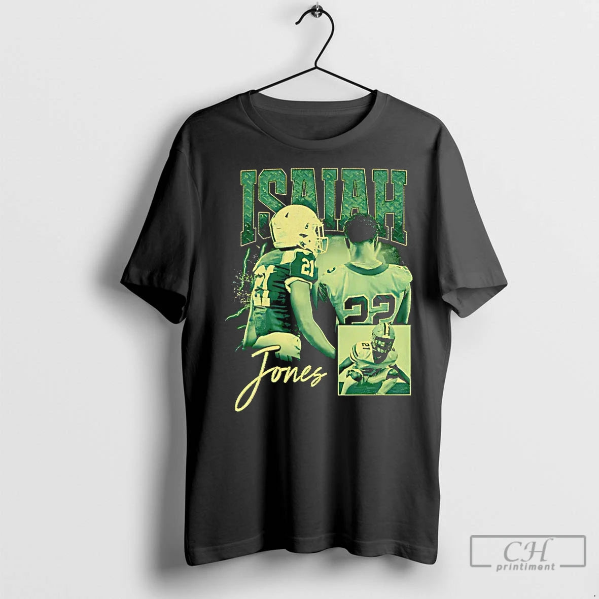 Premium Isaiah Jones Defensive Back Graphic