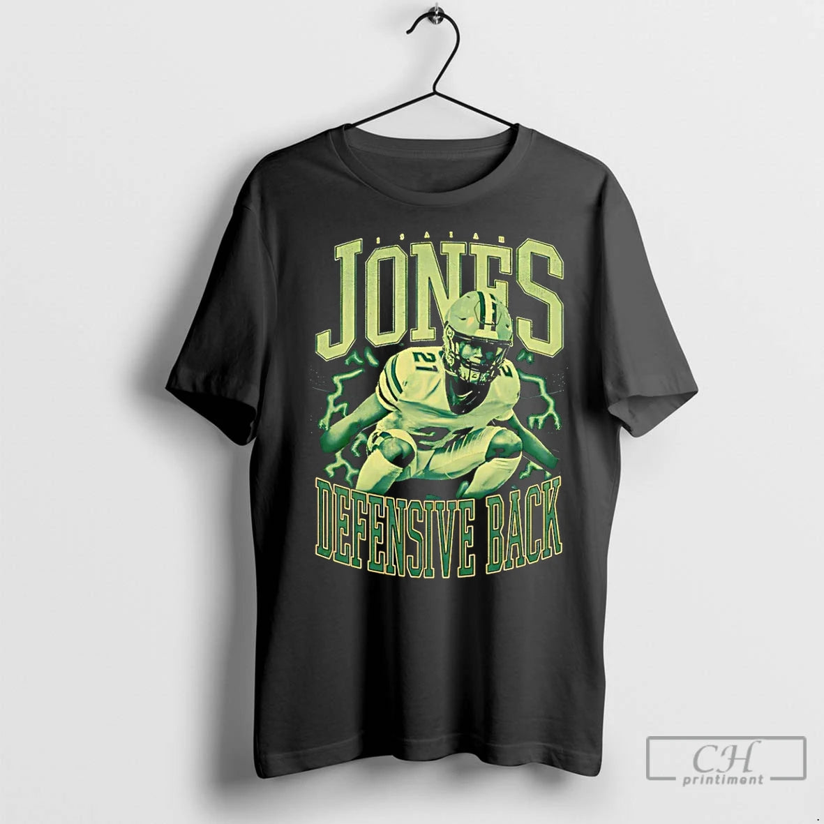 Premium Isaiah Jones Defensive Back Vintage