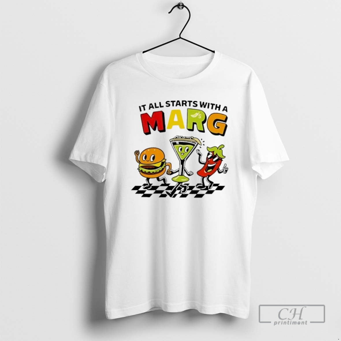 Premium It All Starts With A Marg Shirt Sweater
