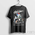 Premium James Bond 007 Never Complain Never Explain Signatures Merry Christmas Long Sleve