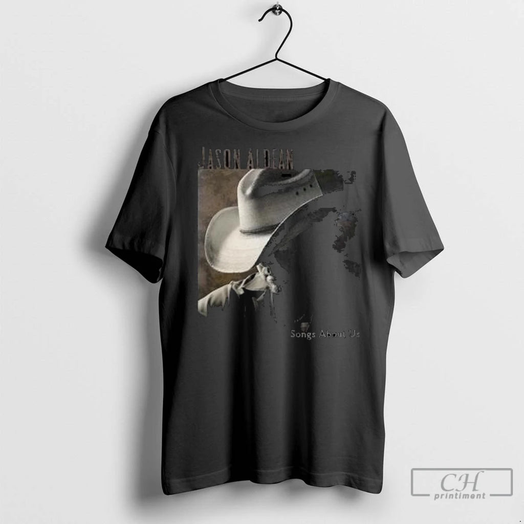 Premium Jason Aldean Songs About Us Graphic Circle Black