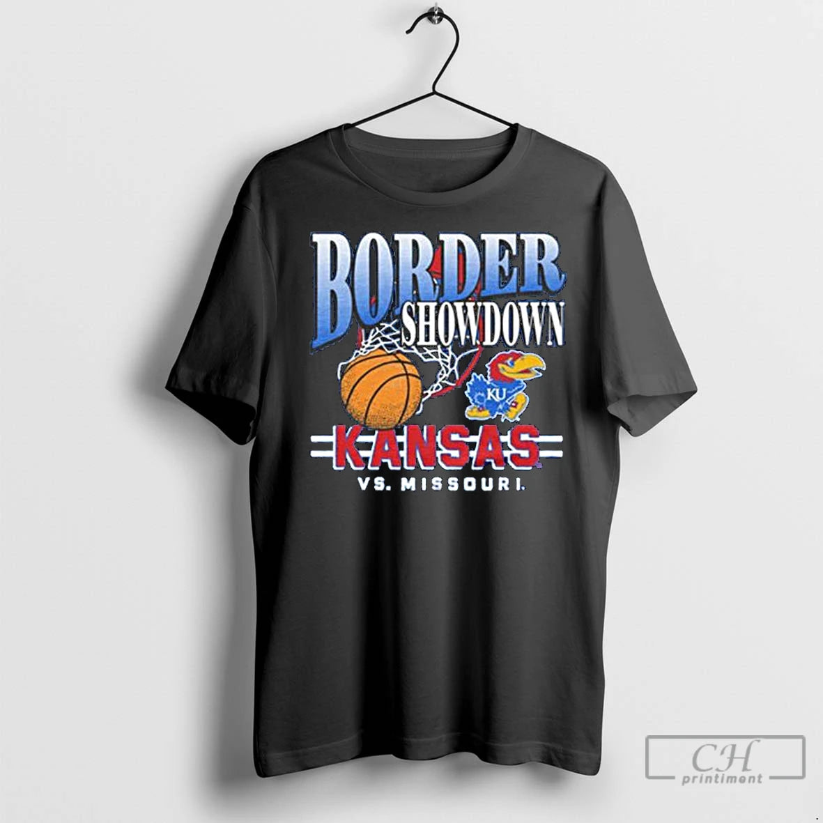 Premium Jayhawks Vs Missouri Basketball Border Showdown Long Sleve