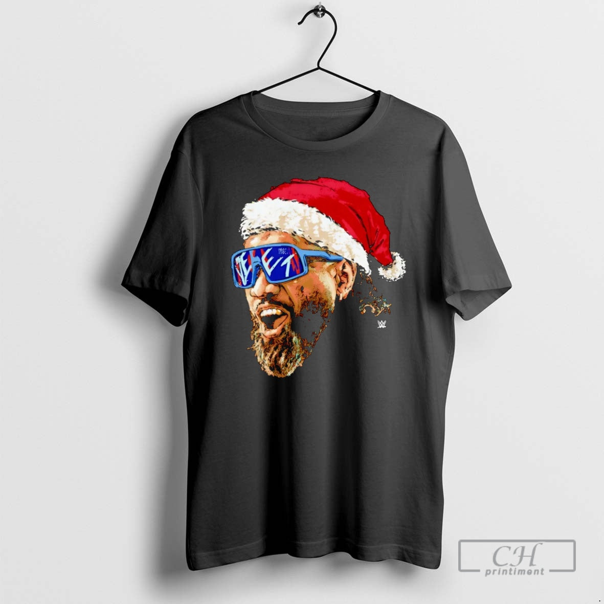 Premium Jey Uso Yeet Santa Hat Big Face Christmas Christmas Shirt Sweater