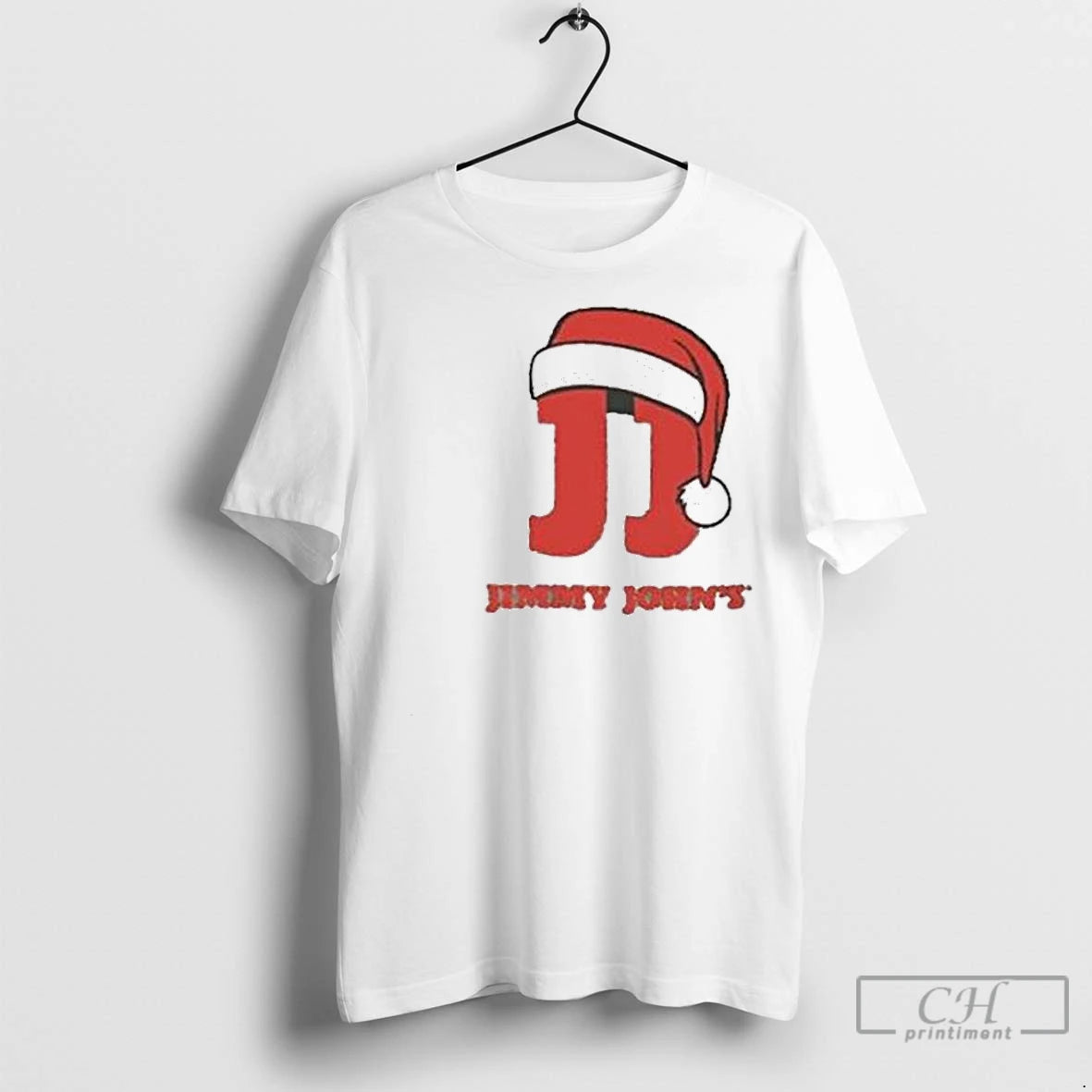 Premium Jimmy Johns Christmas Circle White