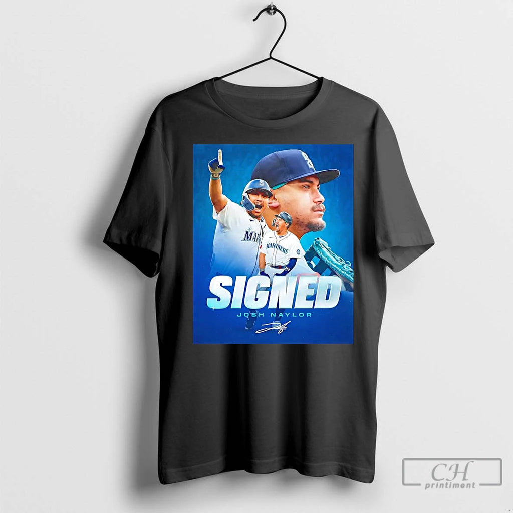 Premium Josh Naylor Signed Seattle Mariners
