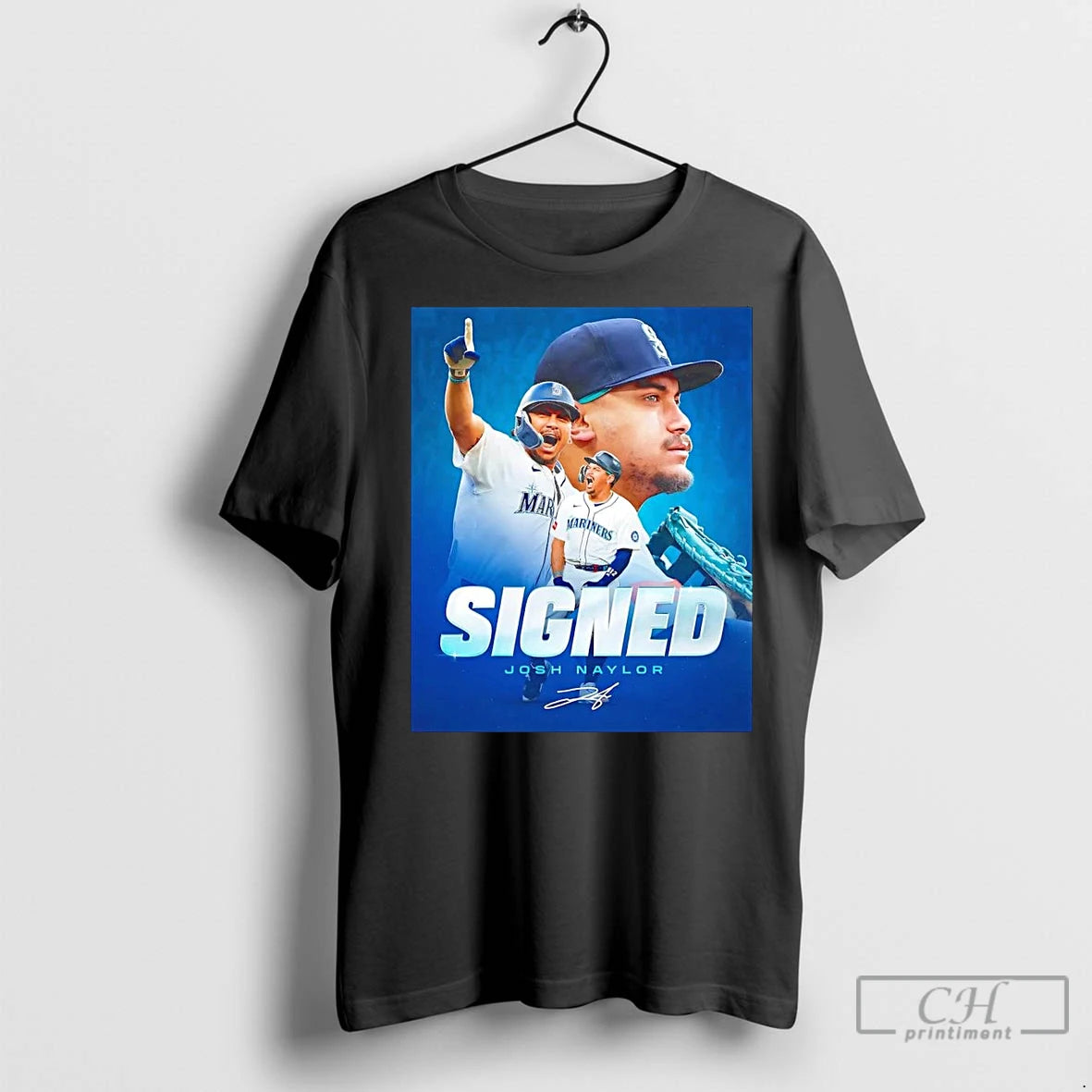 Premium Josh Naylor Signed Seattle Mariners