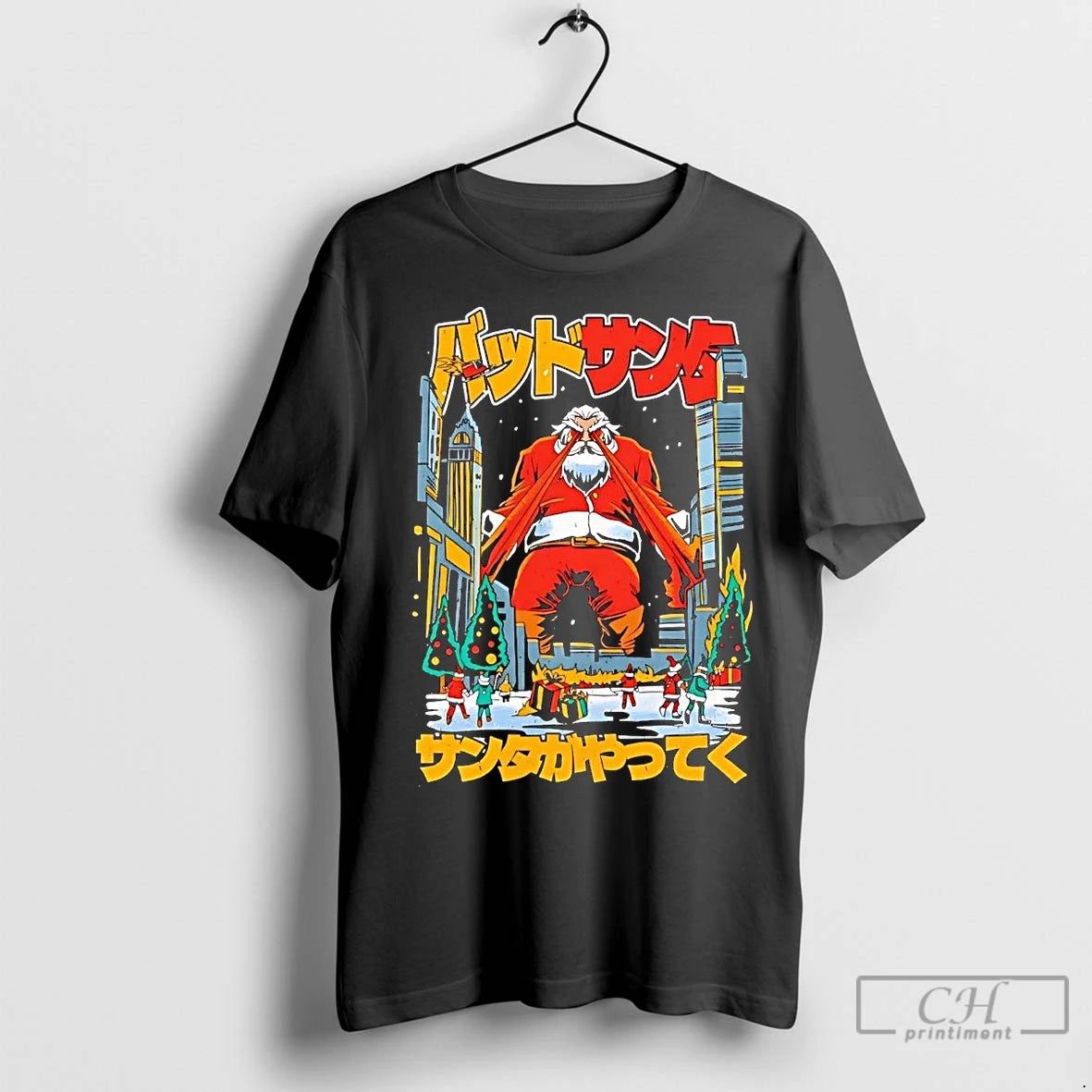 Premium Kaiju Santa Lase Eyes Christmas