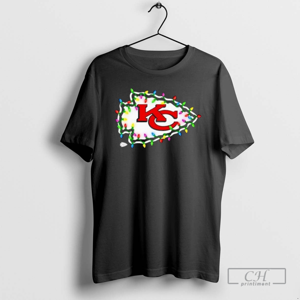 Premium Kansas City Chiefs Logo Holiday Lights Shirt Sweater
