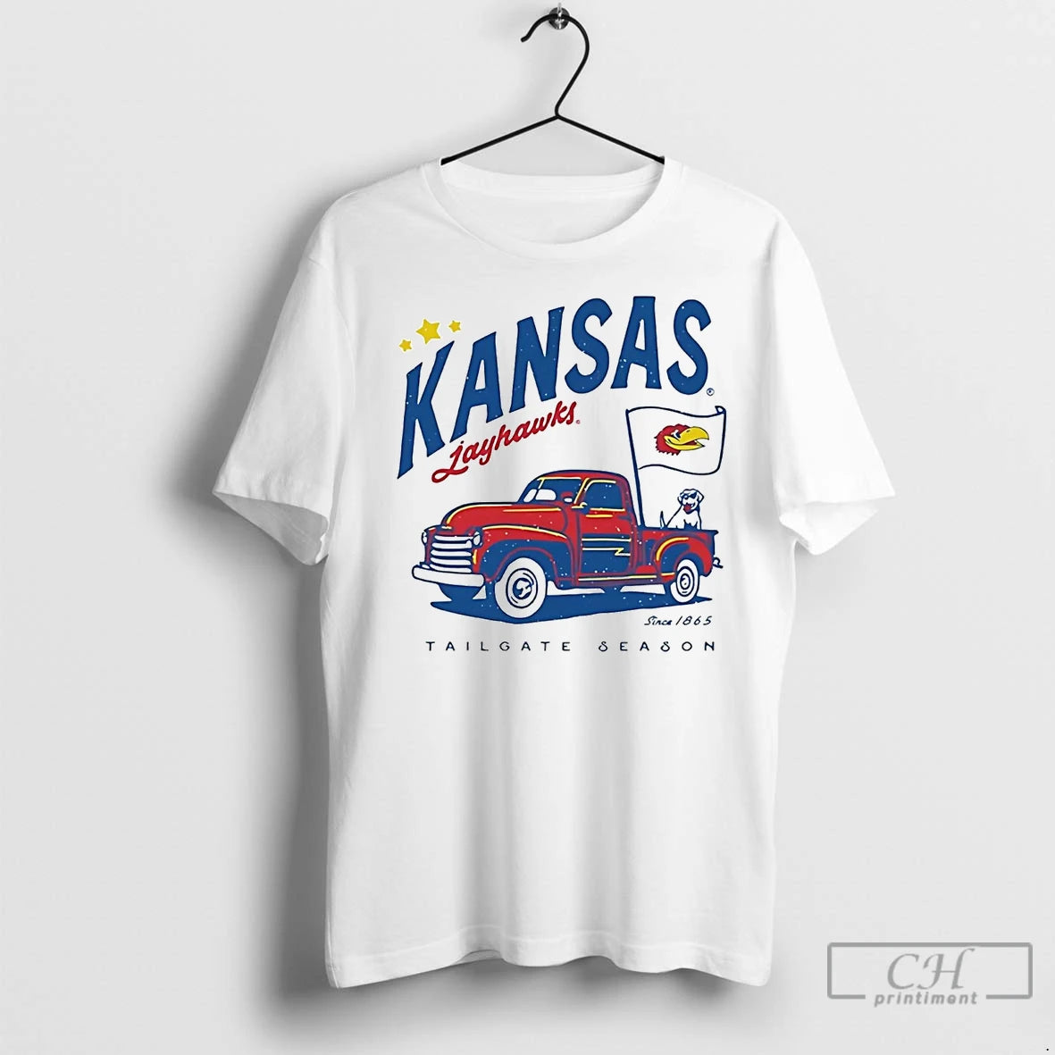 Premium Kansas Jayhawks Truck Glory Days Since 1865 Tailgate Season
