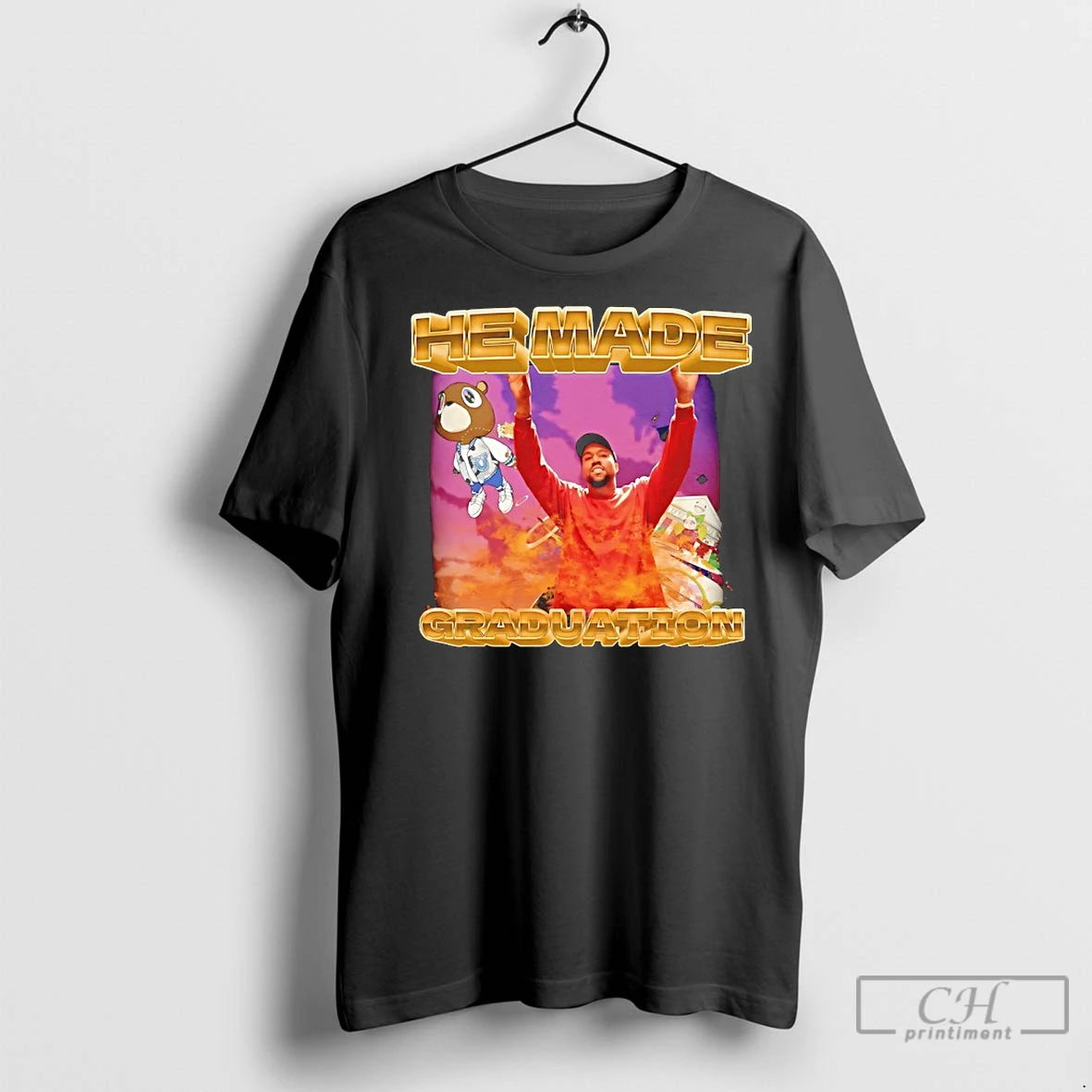 Premium Kanye West He Made Graduation 90s Bootleg