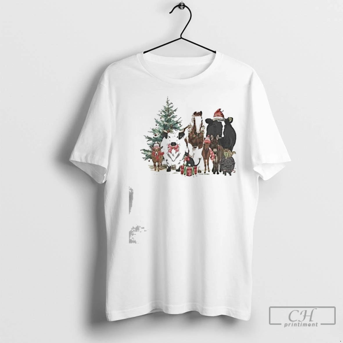 Premium Katie Van Slyke Festive Farm Christmas 2025