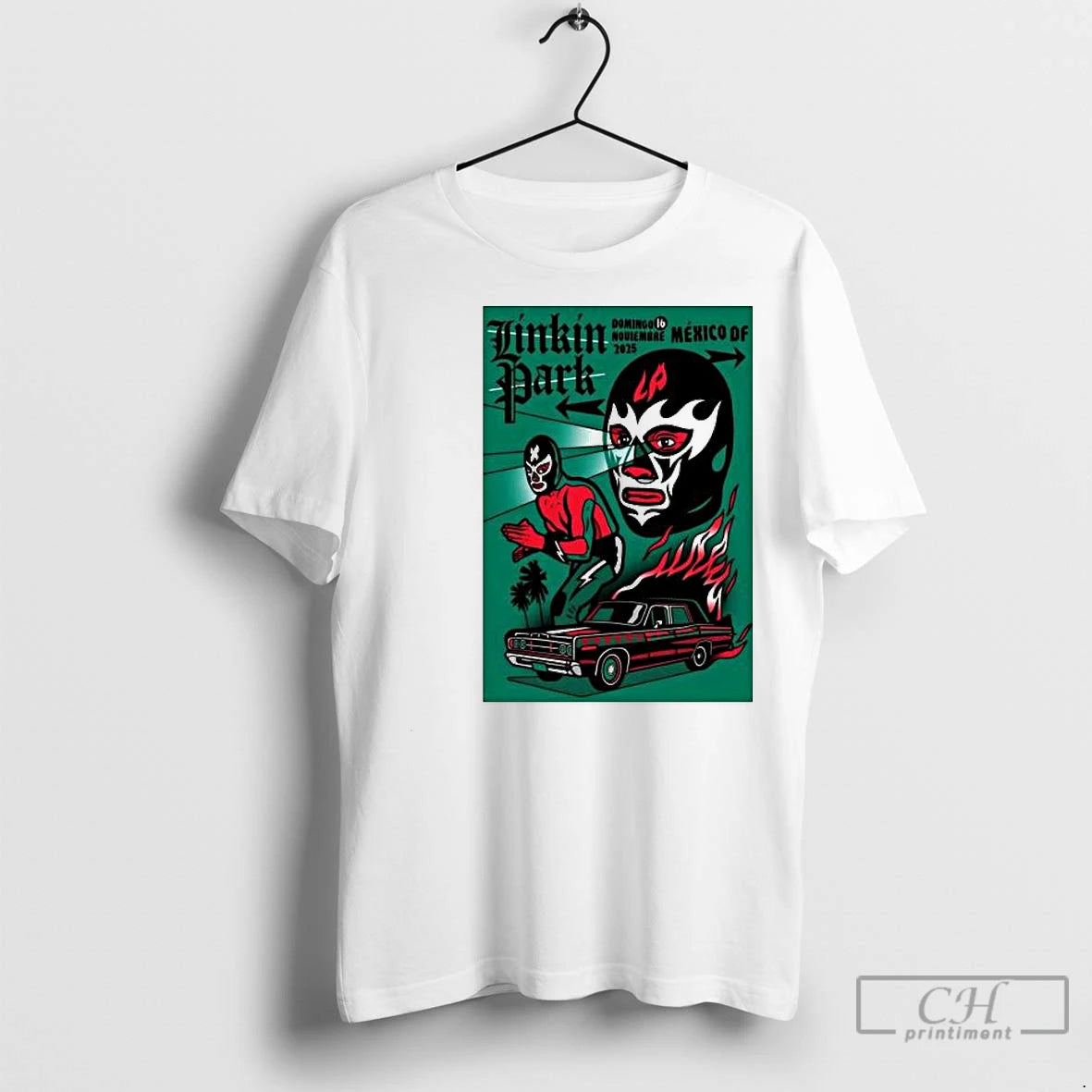Premium Linkin Park Mexico City 11 16 2025 Circle White