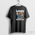 Premium Lonely Yet Oriented Spirit Washed Circle Black