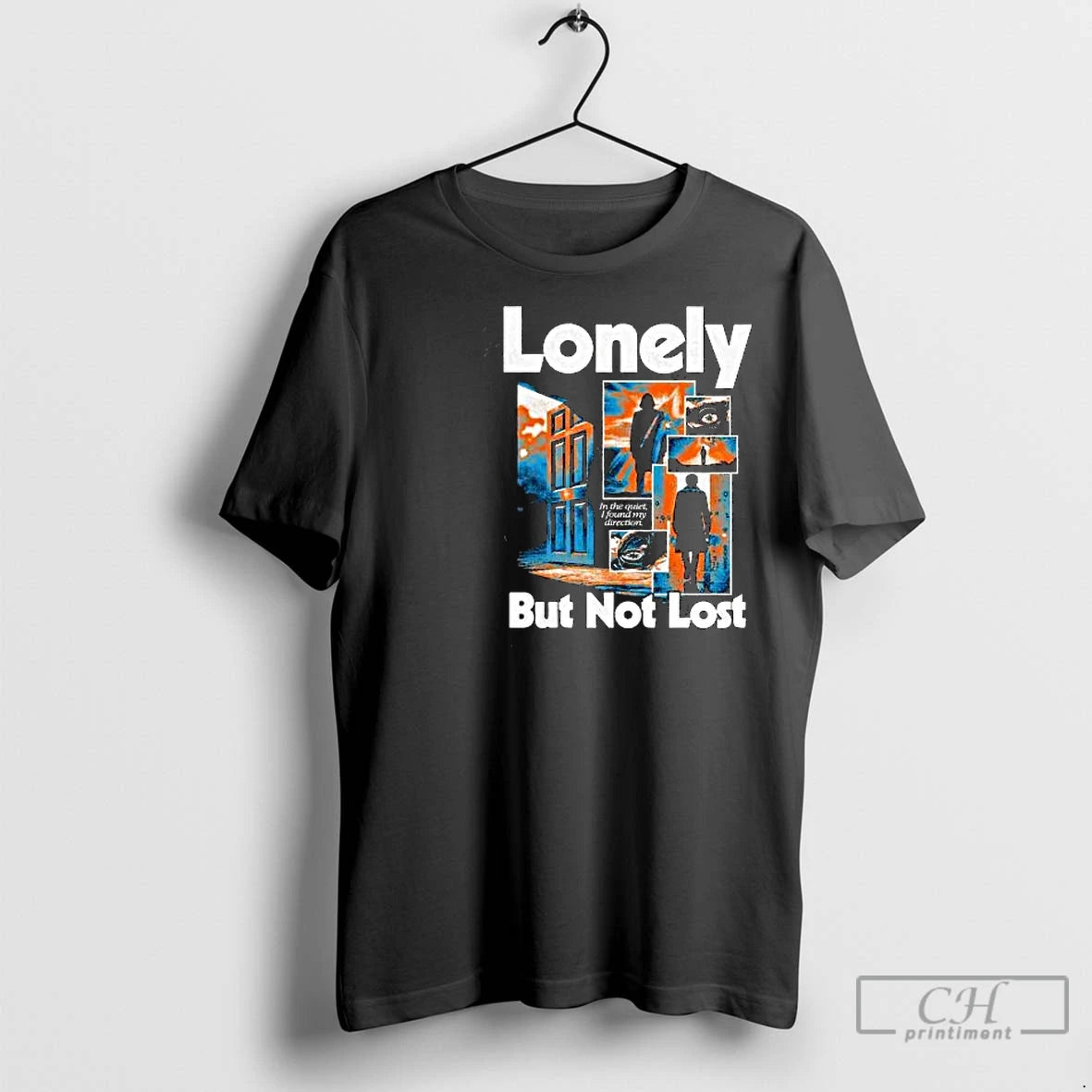 Premium Lonely Yet Oriented Spirit Washed Circle Black