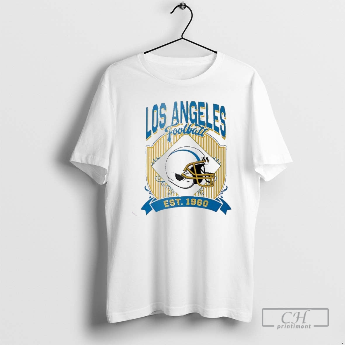 Premium Los Angeles Chargers Football Vintage Style Ornaments White Shirt Sweater