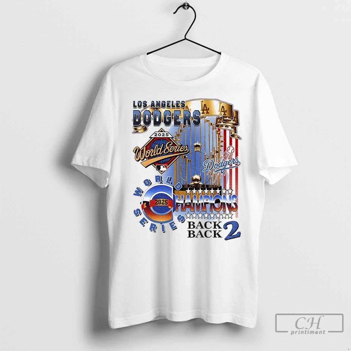 Premium Los Angeles Dodgers Trophy World Series Back 2 Back Champions 2025
