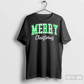 Premium Merry Christmas Green Classic Checkered