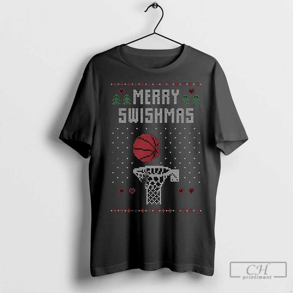 Premium Merry Swishmas Basketball Merry Christmas