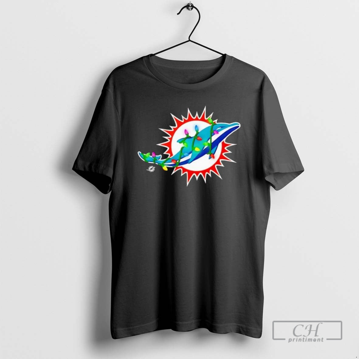 Premium Miami Dolphins Logo Holiday Lights Shirt Sweater