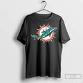Premium Miami Dolphins Primary Logo Holiday Lights 2025 Long Sleve
