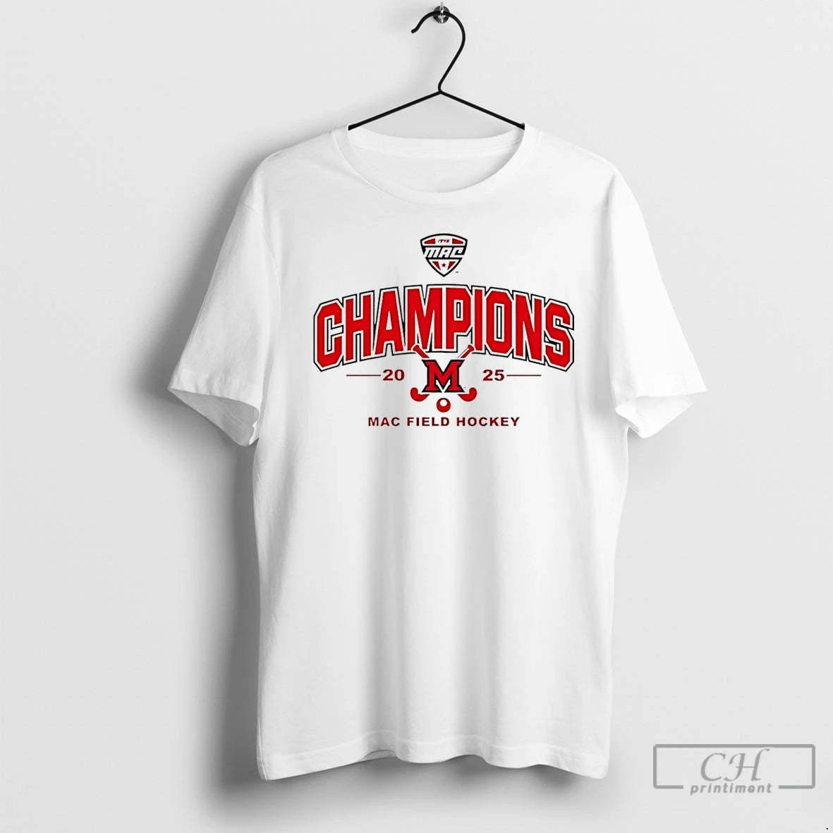 Premium Miami Redhawks 2025 Mac Field Hockey Champions