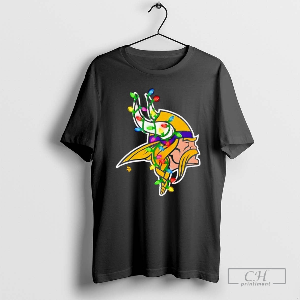 Premium Minnesota Vikings Logo Holiday Lights Shirt Sweater