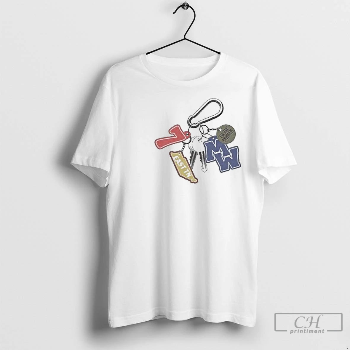 Premium Morgan Wallen Racing Keys Youth Circle White