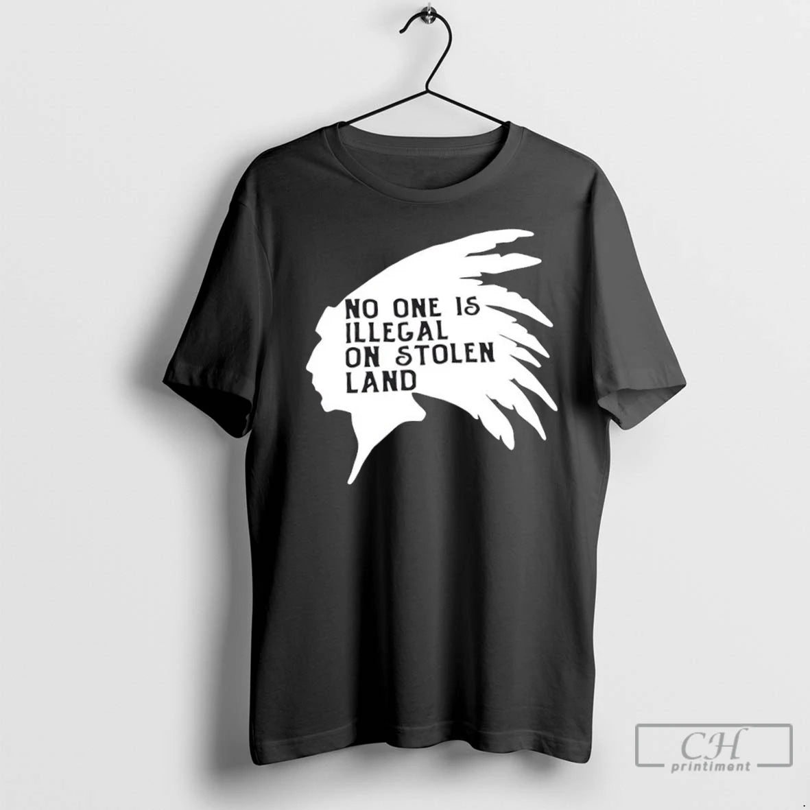 Premium Native American No One Is Illegal On Stolen Land Vintage