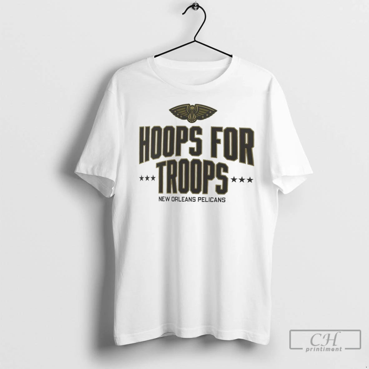 Premium New Orleans Pelicans Hoops For Troops