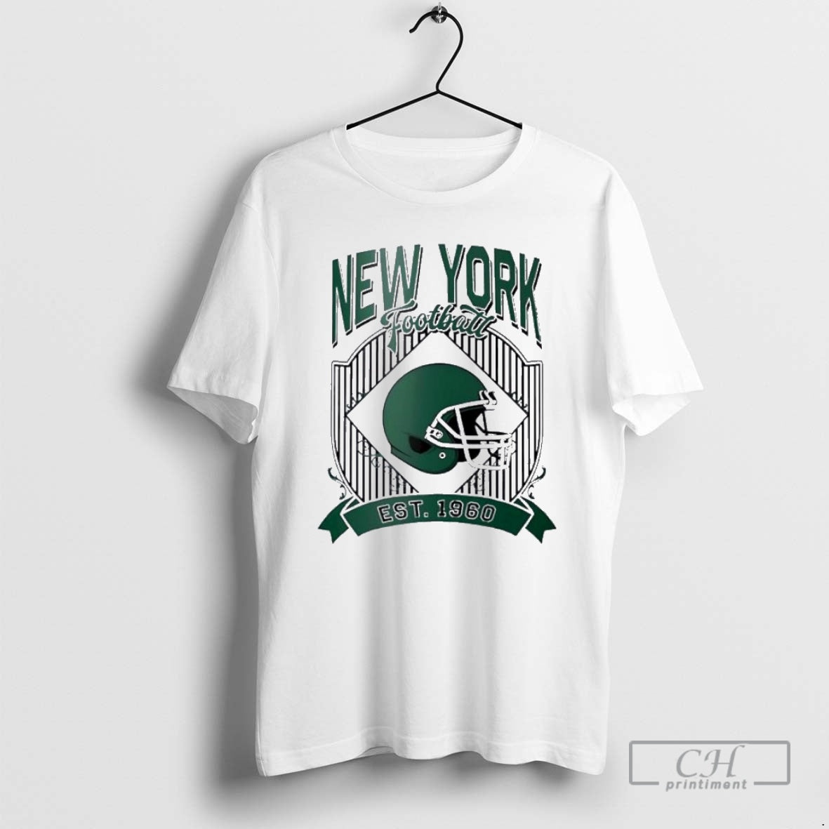 Premium New York Jets Football Vintage Style Ornaments White Shirt Sweater