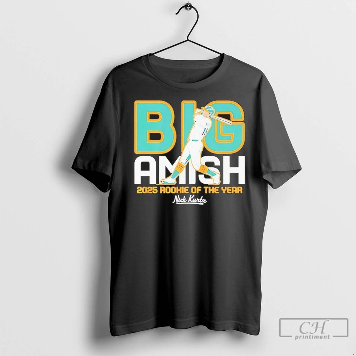 Premium Nick Kurtz Big Amish 2025 Rookie Of The Year