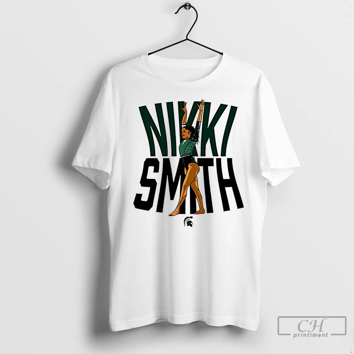 Premium Nikki Smith Michigan State Gymnastics Ncaa Caricature