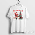 Premium Out Here Ballin Santa Claus Soccer Merry Christmas 2025 Shirt Sweater