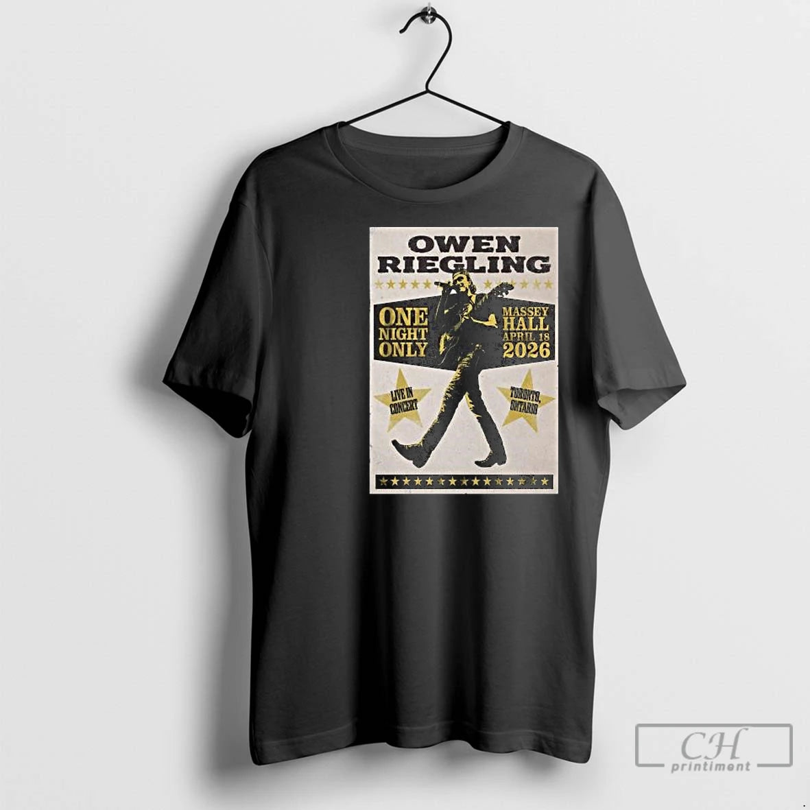 Premium Owen Riegling April 18 2026 Massey Hall Toronto On Circle Black