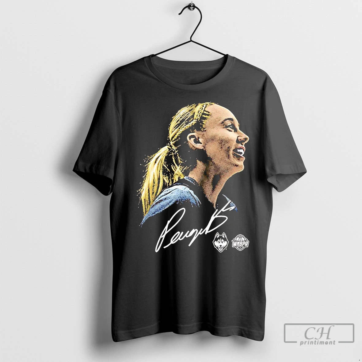 Premium Paige Bueckers Portrait Signature Uconn Huskies