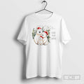 Premium Polar Bear First Christmas As A Family Of Three Ornaments White Shirt Sweater