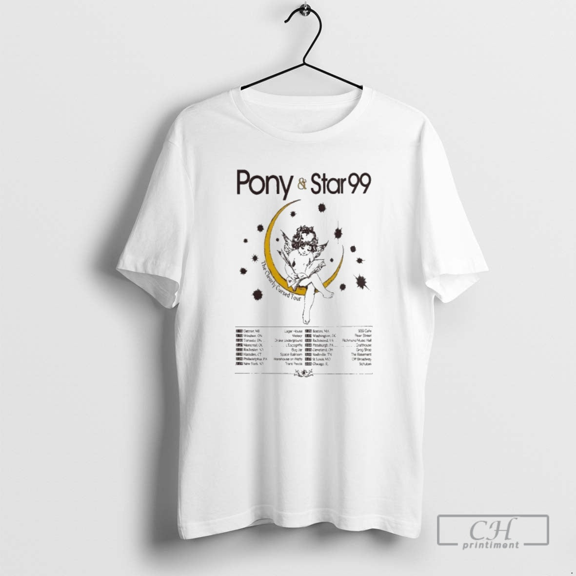 Premium Pony And Star 99 The Clearly Cursed Tour 2026 Dates Shirt Sweater