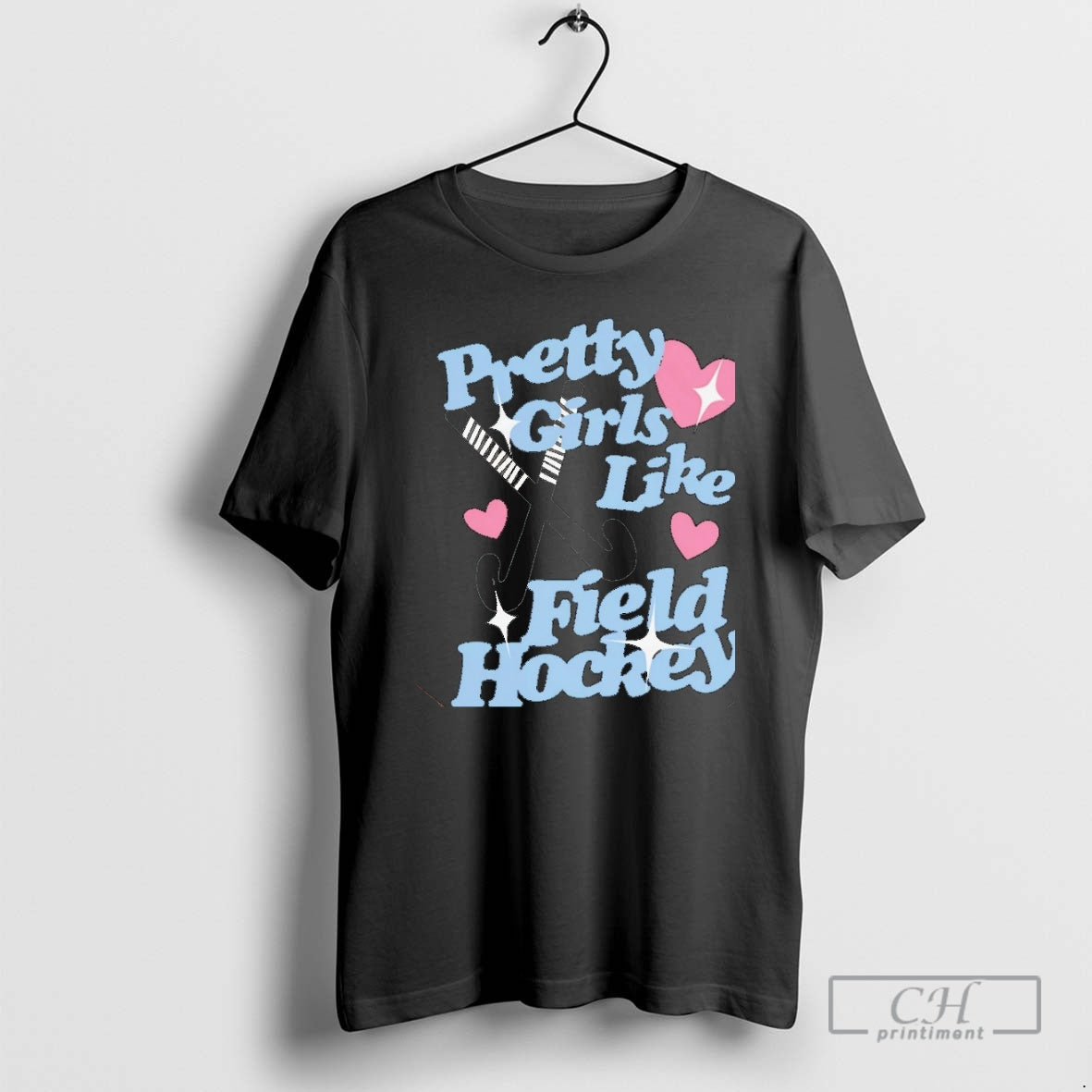 Premium Pretty Girls Like Field Hockey Icon Christmas Shirt Sweater