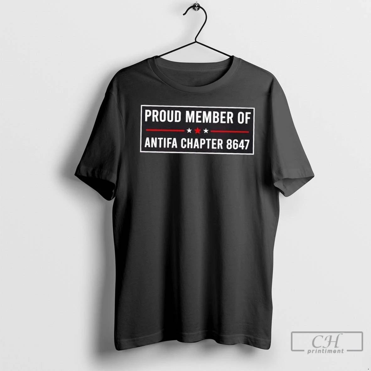 Premium Proud Member Of Antifa Chapter 8647 Stars