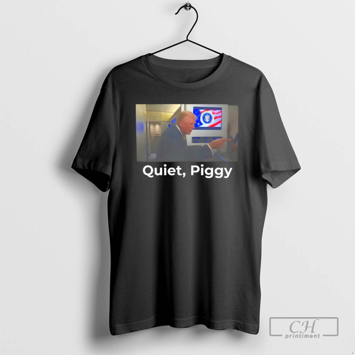 Premium Quiet Piggy Donald Trump America Photo Shirt Sweater